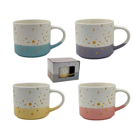 ماج بورسلان منقط ملون